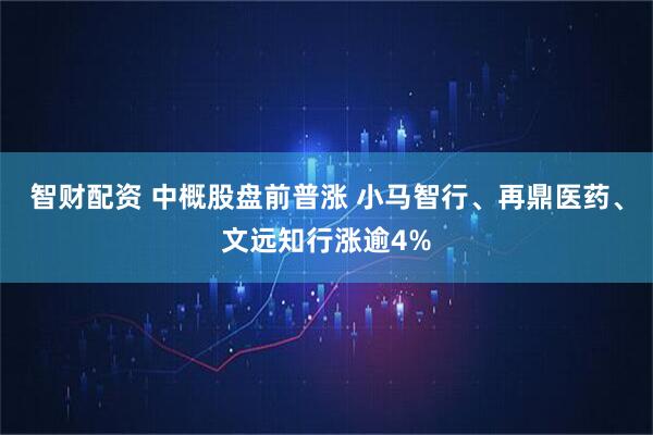 智财配资 中概股盘前普涨 小马智行、再鼎医药、文远知行涨逾4%